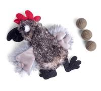 Petface : Peluche Jeune Coq avec Herbe à Chat