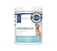 PetFokus Complexe intestinal pour chiens - Soutien de la digestion, anti-inflammatoire, santé articulaire et contrôle du poids, complémentaire à l'alimentation humide, sèche ou crue - Fabriqué en