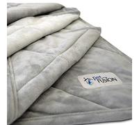 PetFusion Couverture Polaire de qualité supérieure matelassée en Micro Peluche Ultra Douce et Confortable, Bicolore, réversible, Lavable en Machine, pour Animaux de Compagnie, Taille M (107 x 86 cm)