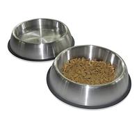 PetFusion Gamelles Anti-basculement en Acier Inoxydable de qualité Alimentaire pour Chiens et Chats - 909 ML