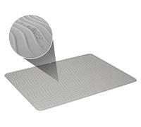 PetFusion Litière pour Chats ToughGrip Extra Large - Silicone de qualité FDA. [100% IMPERMÉABLE ET Anti-MICROBIEN; Nettoyage Facile DE LA Surface, Plus DE Mildew Trapped