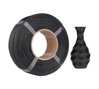 PETG Filament 1,75 mm de haute ténacité 3D Filament d'imprimante 1kg Smoot Blog Printing For Prusa Elegoo Ankermaker la plupart des imprimantes 3D (Noir)