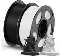 Petg Filament 1,75 Mm, Robuste Et Durable, Faible Déformation Et Excellente Adhérence Des Couches, Compatible Avec La Plupart Des Imprimantes Fdm, 2Kg Noir+ Blanc[PLA9182207]