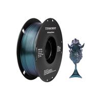 PETG Filament 1.75mm, TINMORRY Verbessert PETG-Eco 3D-Druckmaterialien, Kompatibel mit Bambu FDM 3D Drucker, 1 KG 1 Spule, Chameleon Blue/Purple