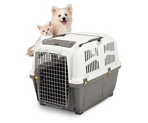 PETGARD Boîte de Transport SKUDO 4 pour Animaux de Compagnie - Transporteur Pratique pour Petits Animaux - 66 cm x 45 cm x 50 cm