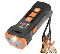 Petgentle Appareil anti-aboiement pour animaux de compagnie avec écran HD et lampe de poche LED, aide à freiner les aboiements excessifs, bloqueur pour toutes les races de chiens, utilisation en