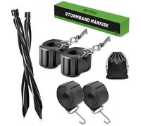 PETGILL Kit de sangles tempête pour auvent Thule Omnistor (convient pour les auvents de sécurité contre les tempêtes) - Sangle tempête pour auvent, bandes tempête pour auvent, caravanes, kit de