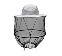 PetGlimmer Chapeau à moustiquaire de Tete, Chapeau Anti-moustiques d'apiculteur avec Voile, Casquette de Moustiquaire Gris pour Homme et Femme pour Randonnée Pêche en Plein Air Camping Jardinage