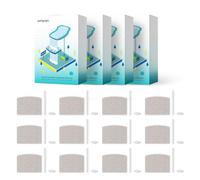 PETGUGU 12PCS Filtre Fontaine Eau Chat, Remplacement pour Fontaine à Chat PF1 et PF1L, Système de Filtration en 8 étapes, Filtre à Charbon Actif pour Une Eau Propre