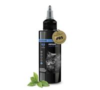 Peticare Chat Traitement Anti-Acariens des Oreilles - Nettoyant Auriculaire, Gouttes Efficaces Contre Parasites, Soulage Inflammation, Solution Démangeaisons de l'oreille - petCat Health 3011