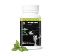 Peticare vermifuge poudre pour chiens | Cure contre les vers efficace à base de plantes | préventif & aigu | Remède comme complément alimentaire avec des ingrédients 100% naturels | petDog Health 2605