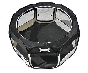 Petigi Parc á Chien XL 115 cm Chat Lapin Pliable Animales Mascotas Enclos in/extérieur