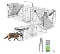 Petigi Piège à Animaux Humaine Animal Vivant Piège 65 x 17 x 20 cm Cage Chat Fouine Martre