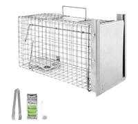 Petigi Piège Vivant Capture relocalisation martre Chat Castor Renard Cage INOX modèle 13 (50 x 20 x 27 cm)
