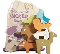 Petilou Wooden Forest Stacker Tower and Bag