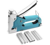 Petiouarnsze Agrafeuse Manuelle, Agrafeuse Bois 3 En 1 Avec 300 Agrafes, Cloueuse À Pointes Manuelle À Force Réglable Pour Bois, Loisirs Créatifs, Murs, Tissus D'ameublement, Meubles