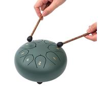 Petit à langue en acier 8 tons, instrument de percussions, à main, tambours éthérés pour méditations, concert de, yoga, instrument de percussions éthérées avec pilon