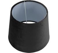 Petit Abat-jour de lampe Abat-jour en tissu pour table Lampadaire E27 E14 Double usage Abat-jour conique fabriqué à la main Noir