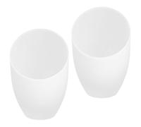 Petit Abat-jour en Plastique Blanc, Lot de 2, Ouverture 40 Mm