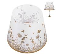 Petit Abat-jour en Tissu Beige pour Lampe, Décoration Maison | Installation Facile, Protège la Lampe, Usage Domestique, Style Sobre, pour Table et Mur