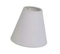 Petit abat-jour gris clair hauteur 15 cm