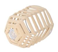 Petit Abat-jour Tissé en Bambou pour Mini Lampes Décoratives | Style Rustique Minimaliste, Réduit L’éblouissement, pour Suspensions et Petites Tables, DIY Créatif