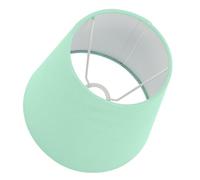 Petit Abat-jour Vert en Fer et Tissu pour Lampe de Table E14 | Fixation par Pince, Montage Rapide, Protège des Reflets, Design Minimaliste pour Lecture, Hôtels et Locataires