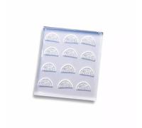 Petit accessoire détaillé en forme de demi-tranches de citron, moule artisanal, moule d ' ornement pour la création d ' art en résine, moules de boucles d ' oreilles faits à la main