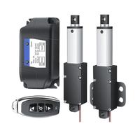 Petit actionneur linéaire 12 V/24 V 30 mm Course 150 mm/s Mini moteur électrique pour Robitcs avec support de commande sans fil (M2 12 V 7 N)
