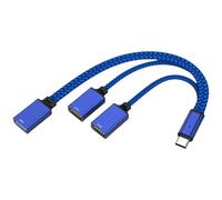 Petit adaptateur central USB C vers 3 USB - Design résistant à l'usure - Centre multiport USB C avec 3 ports d'extension USB - Adaptateur multiport