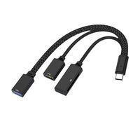 Petit adaptateur central USB C vers 3 USB - Design résistant à l'usure - Centre multiport USB C avec 3 ports d'extension USB - Adaptateur multiport