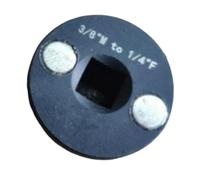 Petit adaptateur de douille à roulement rond de 6,35 mm à 9,5 mm - Rétention de la force d'entraînement réduite - Traité thermiquement pour application sur véhicule - Adaptateur de douille à espace