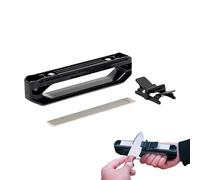 Petit Affûteur De Couteaux Manuel | Petit Outil d'Aiguisage avec Guide d'Angle | Affûteur Pour Couteaux De Cuisine - Pour Cuisine Pique-Nique Camping Atelier Bouchers Coiffeurs Ferme Appartement