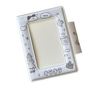 Petit album photo élégant de 7,6 cm avec motif de dessin animé et 32 poches, porte-cartes, classeur, carte Idole, album de collection, joli organisateur de cartes photo