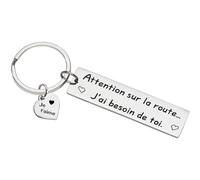 Petit Ami Cadeau Assurance de Conduite Porte Clés Cadea u J'ai besoin de Vous avec Moi Je t'aime Camionneur Mari C adeau Père Cade au Saint Valentin Porte - clés