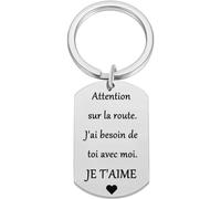 Petit Ami Cadeau Assurance de Conduite Porte Clés Cadea u J'ai besoin de Vous avec Moi Je t'aime Camionneur Mari Cad eau Père C adeau Saint Valentin Porte - clés