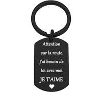 Petit Ami Cadeau Assurance de Conduite Porte Clés Cadea u J'ai besoin de Vous avec Moi Je t'aime Camionneur Mari C adeau Père Ca deau Saint Valentin Porte - clés
