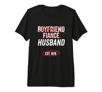 Petit ami, fiancé, Mari, est 1978, Mariage, Couple T-Shirt Haut de Gamme