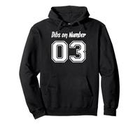 Petit ami, Petite Amie, Couples, Sports - Dibs on Number 03 Sweat à Capuche