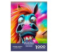 Petit âne 1000 Pièces Puzzle Animaux pour Adultes Enfants, Parfait pour Les Amateurs De Puzzles, Cadeau, Jouet pour Enfant, Jeu Éducatif, Qualité Premium 70x50cm/1000pcs