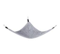 Pssopp Petit Animal de Compagnie hamac Triangle Animal de Compagnie Cage hamac lit Suspendu Cage Accessoires pour Planeur de Sucre écureuil Hamster Souris de Cochon d'Inde Rats Rats(Gris)