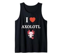 Petit Animaux Axolotl drôle Simple i Love Axolotl Débardeur