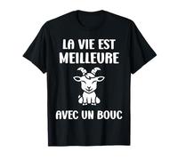 Petit Animaux Chèvre La vie est meilleure avec un Bouc T-Shirt