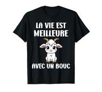 Petit Animaux Chèvre La vie est meilleure avec un Bouc T-Shirt