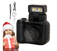 Petit appareil photo rétro, appareil photo rétro Snap, caméscope numérique 1080p vintage avec lampe de poche LED, Cemera vidéo portable petit Snap, caméscope vintage compact pour vlogging, enregistrem