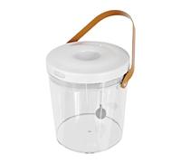 Petit Aquarium - Aquarium De Bureau Transparent De 2000 MAh Avec Seau De Circulation D'oxygène Léger Et Silencieux | Batterie Rechargeable Pour, Jeu Sensoriel D'intérieur Et D'extérieur, Appât