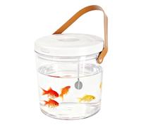 Petit Aquarium - avec Lumière Silencieux Eau Claire Et Circulation Oxygène | 2000mAh Minuscule Aquarium | pour Intérieur Extérieur Jeu Sensoriel Appât Reptiles Pêche