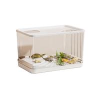 Petit aquarium, filtrage créatif, eau qui coule silencieusement, micro paysage, bureau de bureau, décoration de la maison, petit réservoir de bureau paysage de luxe dans la maison salon, A, M