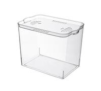 Petit aquarium, réservoir de poissons rouges - Petit aquarium empilable transparent - Petit bol à poissons pour espace temporaire, réservoirs de tortues, Aquarium de bureau pour petits poissons, creve