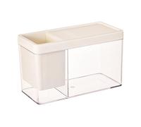 Petit aquarium transparent pour Betta, crevettes, petits crabes | Habitat avec support stylo, bureau compact pour décorer la chambre du métier, la maison ou la salle